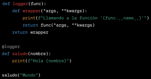 ejemplo simple de uso de un decorador