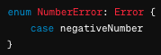 Escribe una función que pueda lanzar un error si un número pasado como parámetro es negativo, luego maneja el error en el llamante