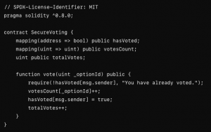 Diseña un sistema de votación usando blockchain que asegure la privacidad y transparencia